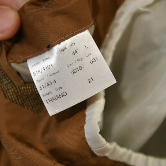 Brioni Triano Handmade Windowpane 3/2 Blazer 44L - Picture 4 of 8